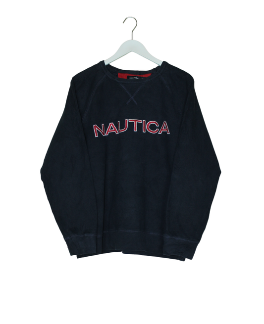 Nautica Basic Sweater blau