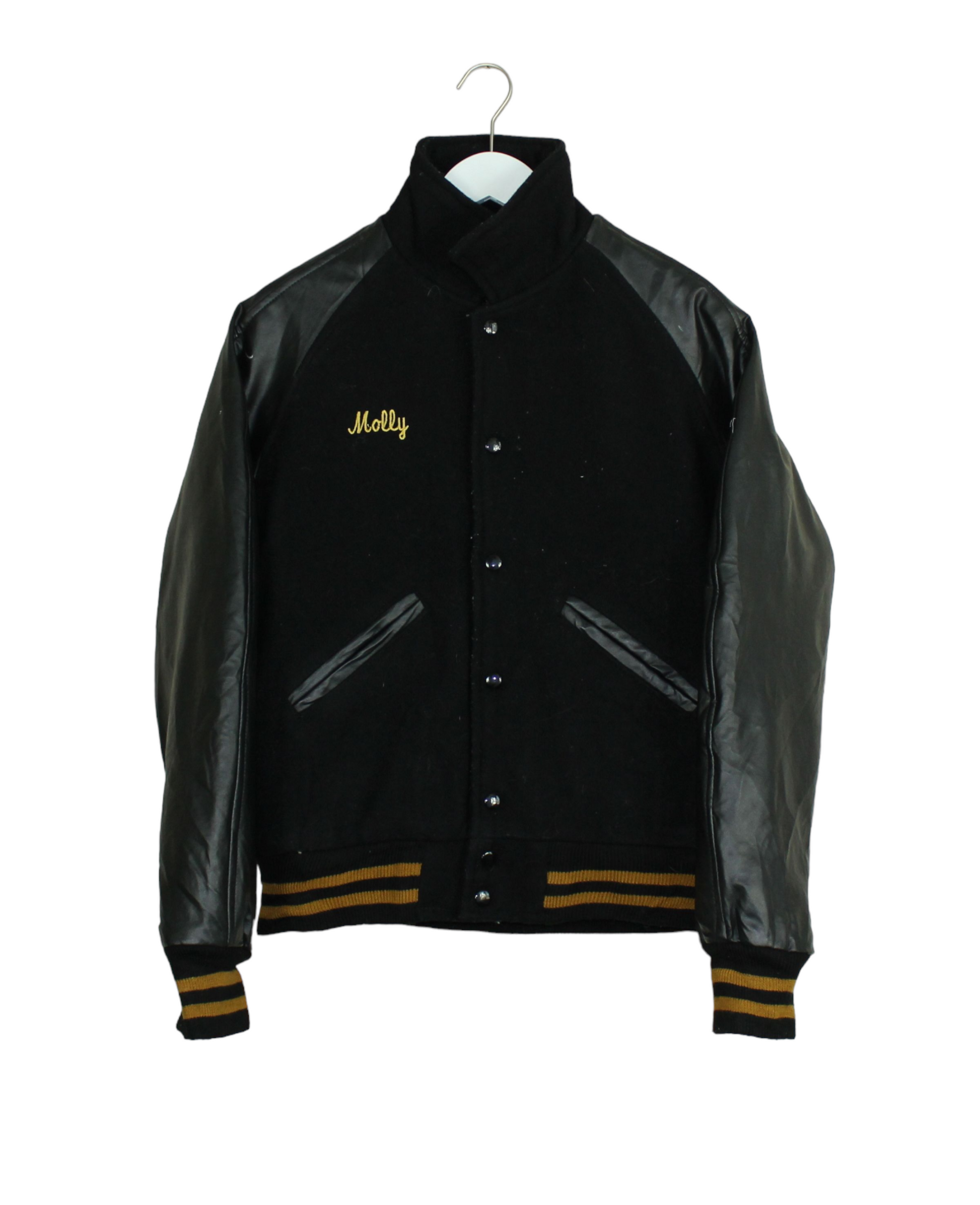 Leather 2025 college jacket